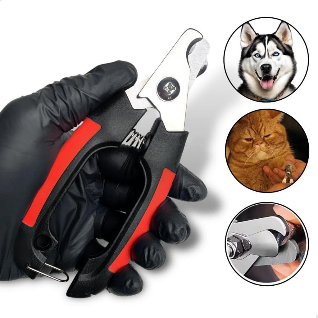 Alicate Cortador De Unhas Pet Cães Gatos 16cm Grande Médio profissional Golden labrador ou 12cm