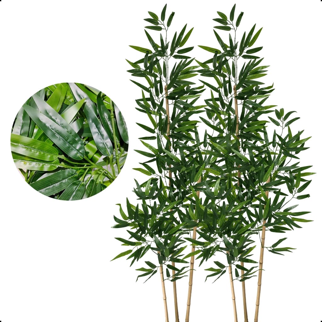Kit 2 Bambu Artificial Mosso Japones 150cm Sem Vaso Decoração