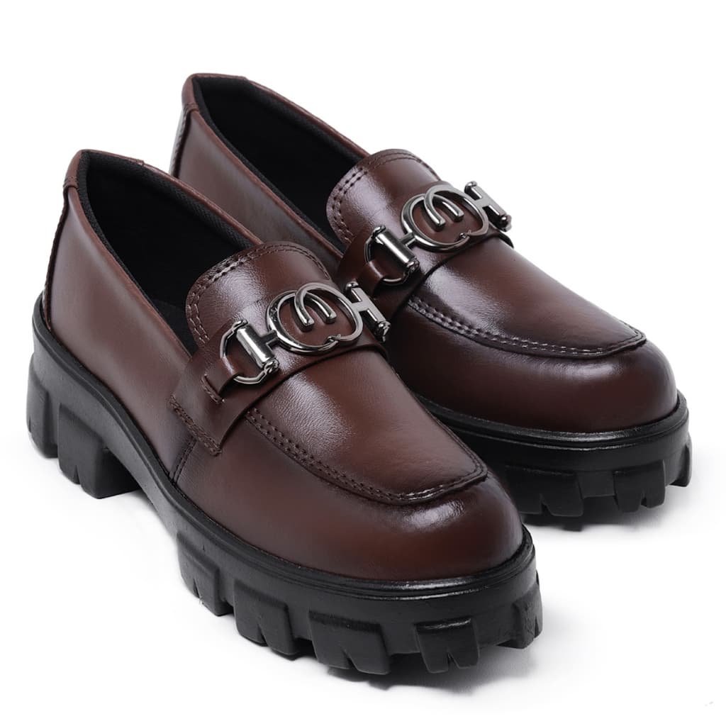 Mocassim Feminino Capuccino Tratorado Bridão