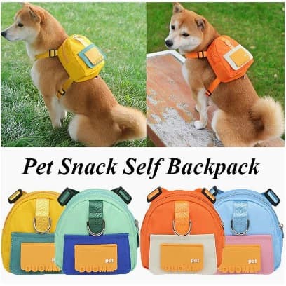 Mochila Pet Para Cachorro Cães Gatos Coleira Peitoral Com Guia Mini Saco De Ombro Bolsa024-167/168