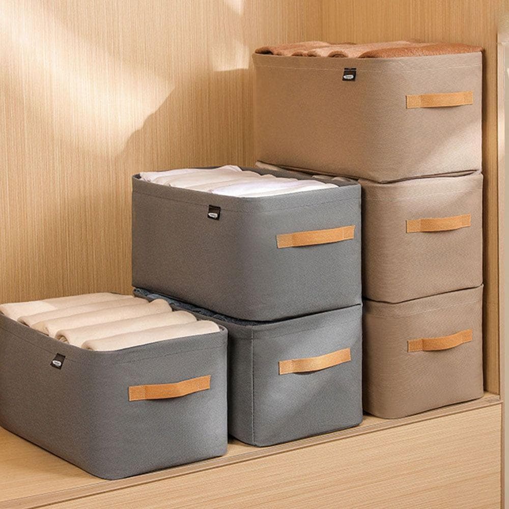 Caixa Organizadora de Roupas Cesto Organizador Guarda Roupa Calças Armazenamento Organizer Closet