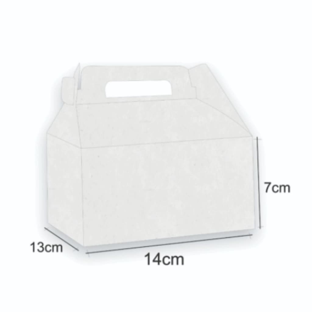 Caixa Embalagem Maleta 25 und. (14x13x7) - Branca