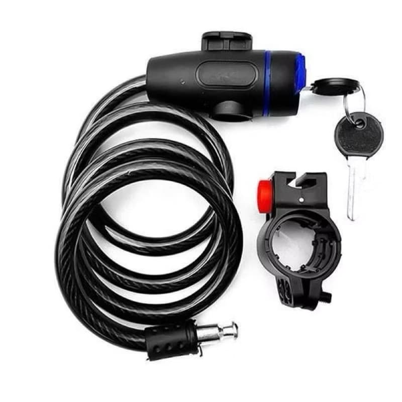 Trava Cabo De Aço Cadeado Segurança Bike Moto Espiral Anti-Roubo-envio imediato