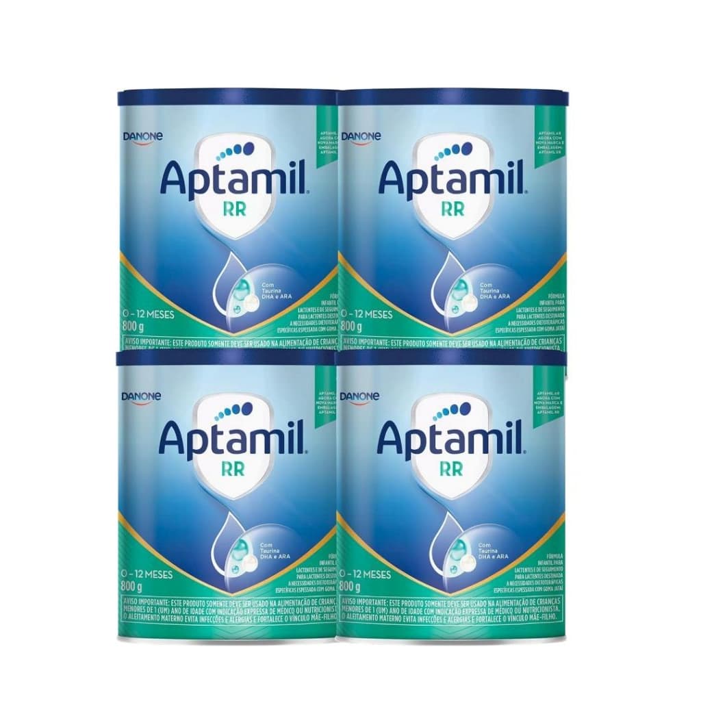 Kit 4 Latas Aptamil RR 800g Anti-Refluxo EQ.1