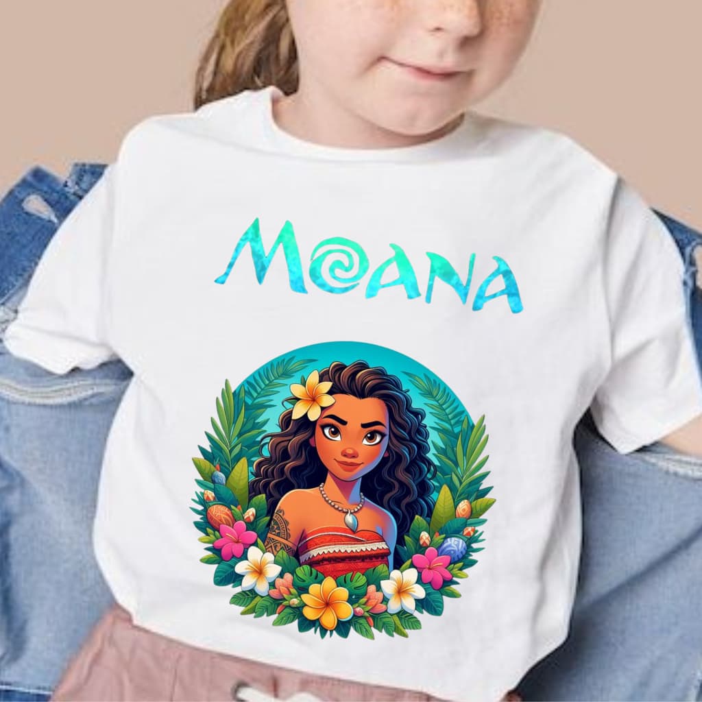 CAMISETA CAMISA BLUSA INFANTIL E JUVENIL MOANA DESENHO ANIMADOMODA INFANTILVARIAS ESTAMPAS