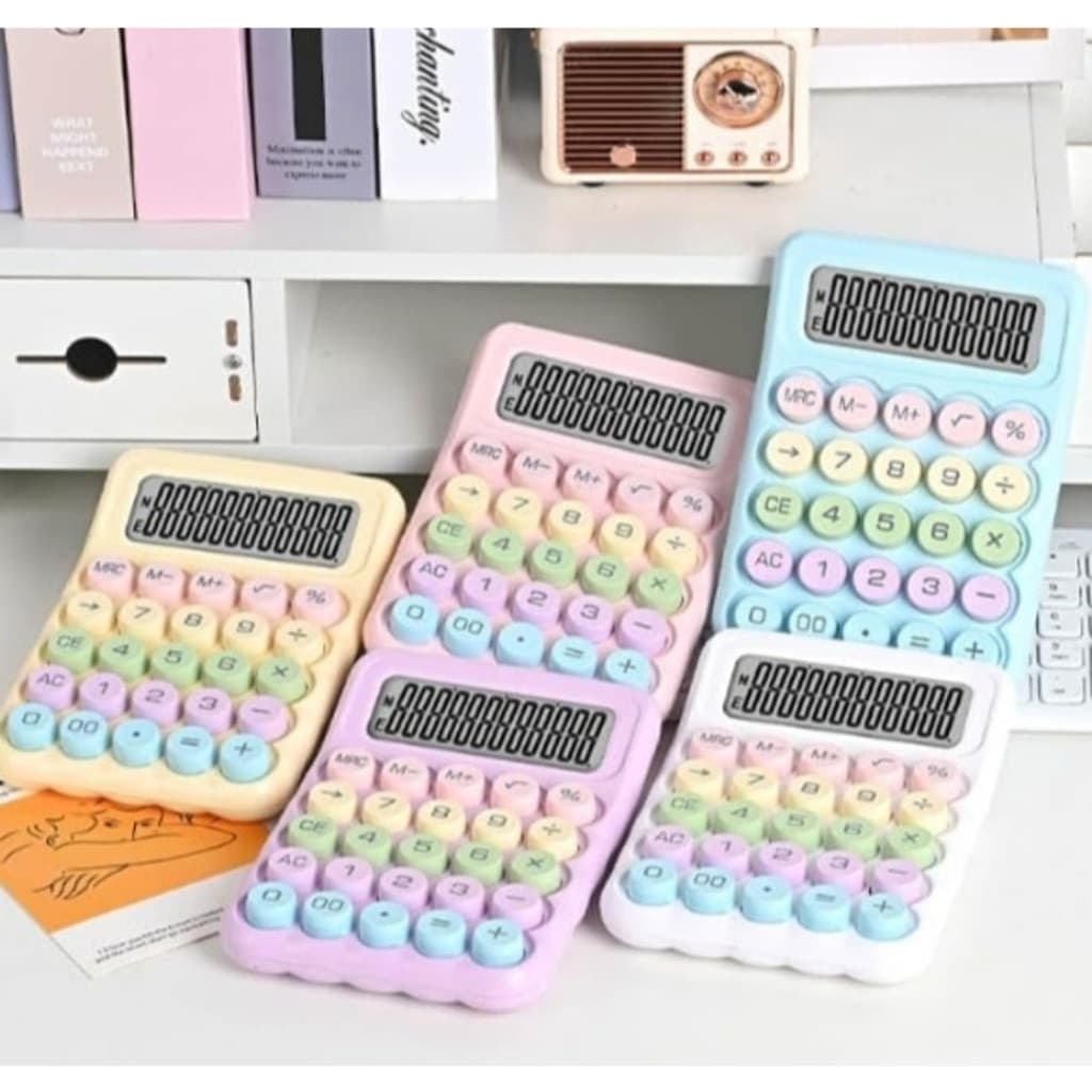 Calculadora Colorida Morandi De 12 Dígitos Teclado Mecânico De Ponto Grande Escola & Papelaria De Escritório
