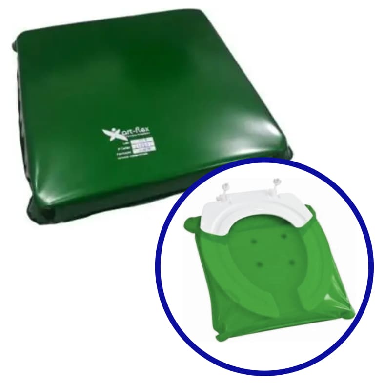 Assento Almofada Higiênico Espuma Confortável  Resistente Fácil Higienizar Cadeira banho AntiEscaras