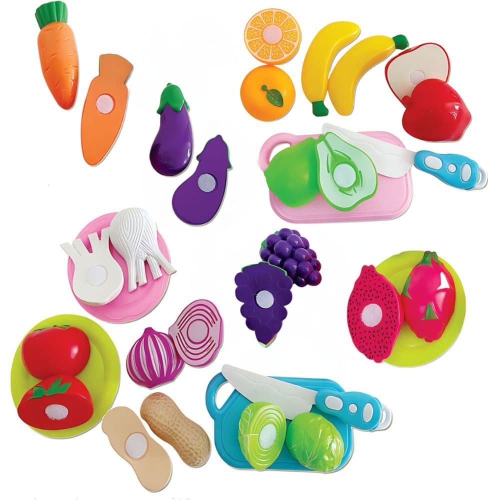 Frutas Legumes Crec Brinquedo Com Velcro Cozinha Frutas Brincando De Comidinha Dutoys