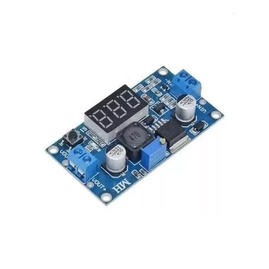 Regulador De Tensão Ajustável Lm2596 Dcdc Display StepDown15W5-32V A 50V Placa de aliment AC/DC12V1A