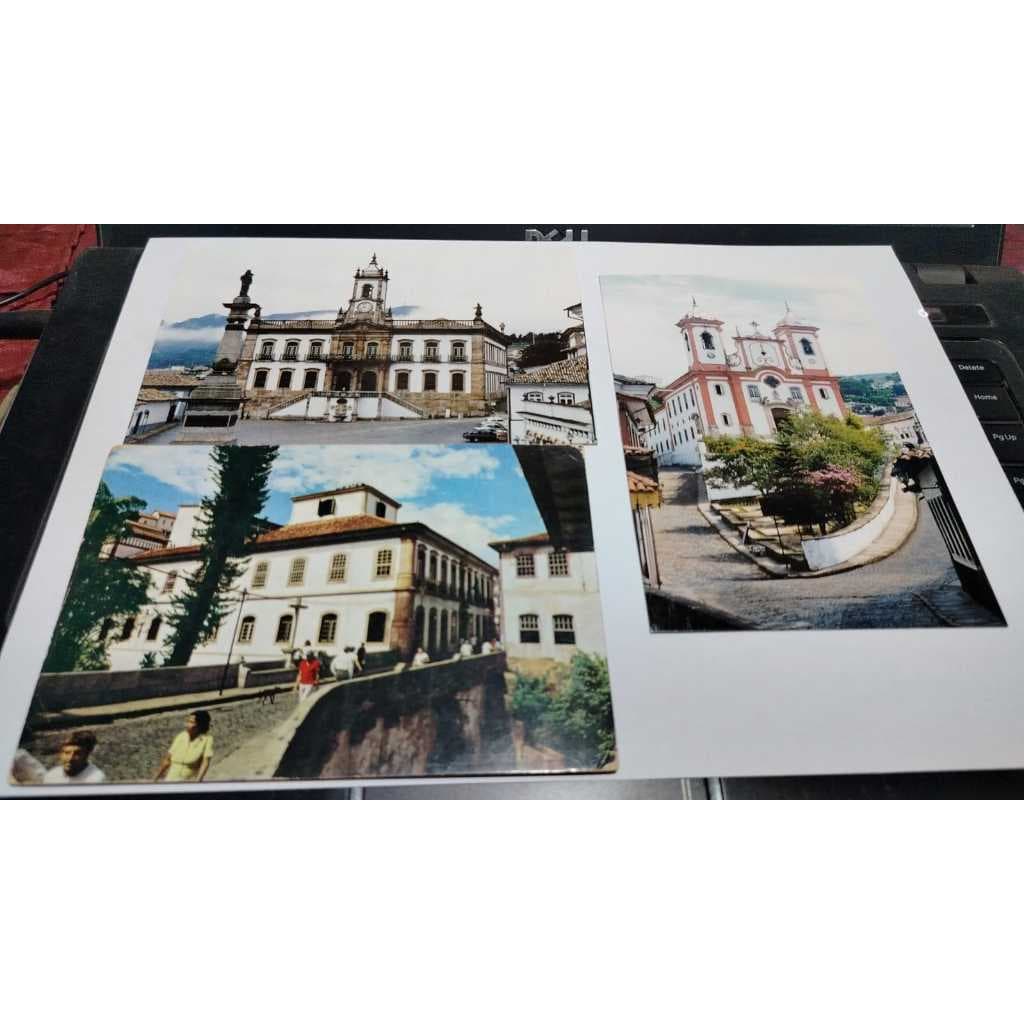 06 Cartões Postais De Ouro Preto
