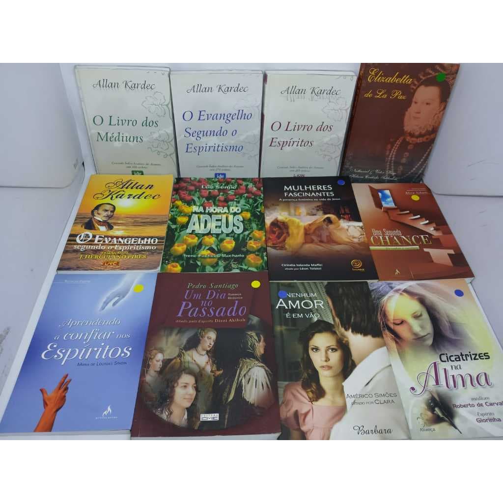 Livros Espíritas Bons e Baratos Diversos André Luis Divaldo Franco Lucius Eurípedes Joanna de Angeis