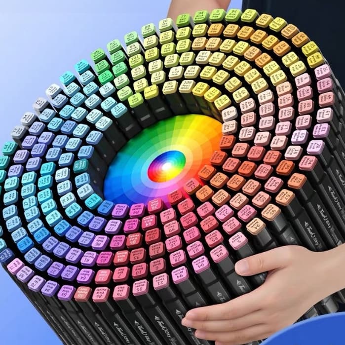 48/60/80/100/120Cores Touch marker Caneta Marcadora Com Ponta Dupla/Pintura De Arte/Aquarela/Material Escolar/Escritório