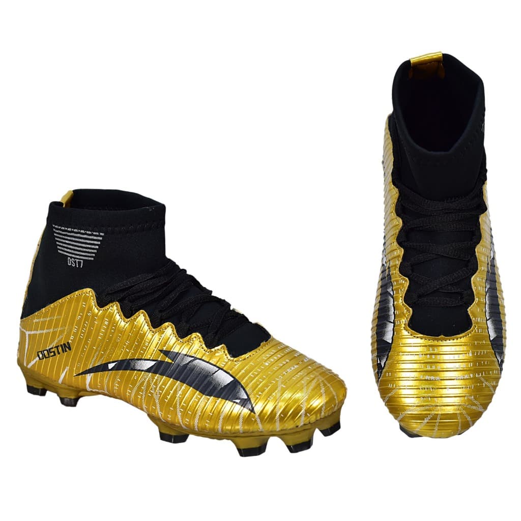 Chuteira Campo Botinha Cano Alto com Solado Costurado, Leve e Confortável Varias Cores 33 ao 43