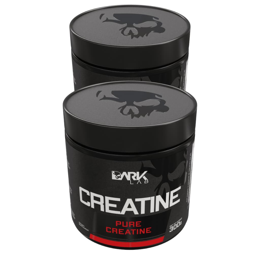 Kit 2x Creatina Monohidratada Pura 300g Dark Lab - 100% Pura
