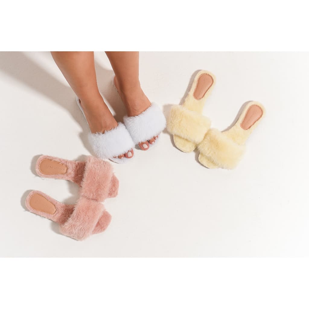 Pantufa Pelo Branca Quentinha Inverno Dia Da Noiva Noivinhas Casamento Making Of Fotos Saída Maternidade Envio Imediato