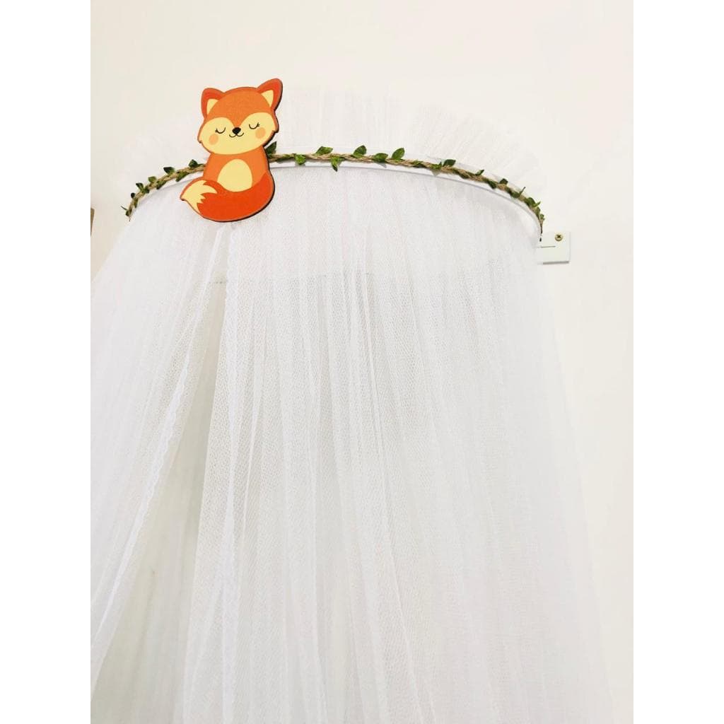 Raposa dossel com Mosquiteiro quarto de bebe raposa menino