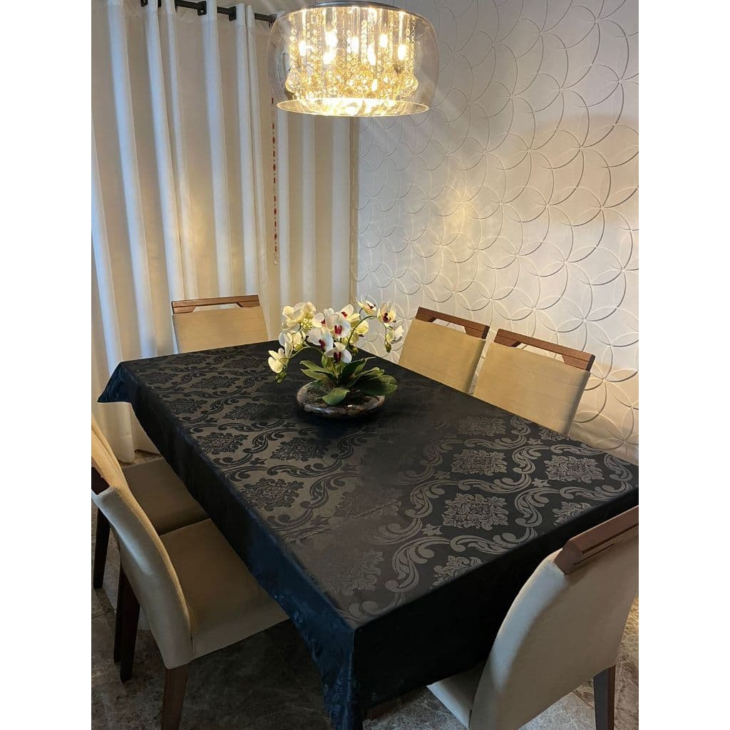 Toalha de Mesa Jacquard Luxo 4 Lugares 1,40x1,40 para Cozinha premium Várias Cores