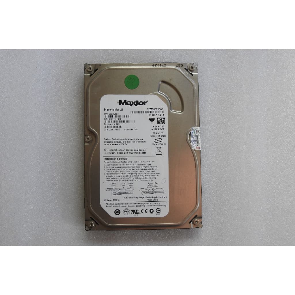 Disco Rígido Maxtor 80GB