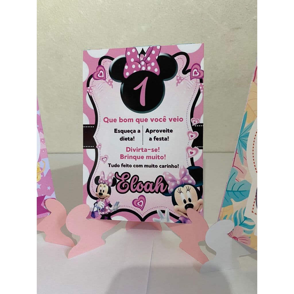 12 Unidades Agradecimento centro de mesa  TODOS OS TEMAS!