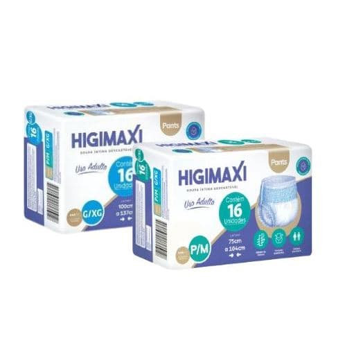 Fralda Geriátrica Higimaxi Pants de Vestir