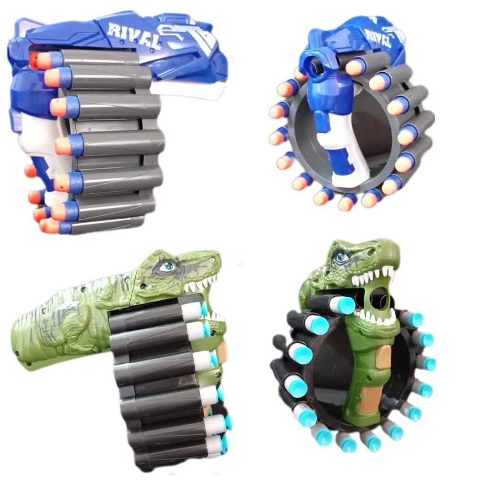 Brinquedo Lança Dardos Alvo Metralhadora  Arma 20 Dardos