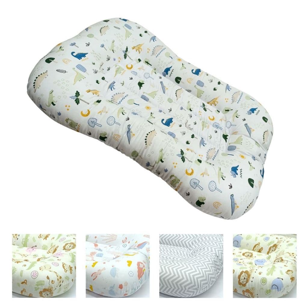 Ninho Redutor Casulinho de Berço Menino e Menina Estampado 100% Algodão - Dupla Face- Várias Cores