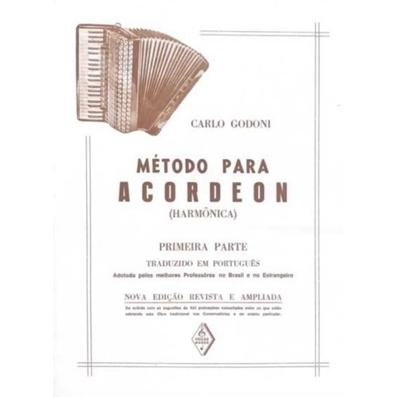 MÉTODO PARA ACORDEON PRIMEIRA PARTE -CARLO GODONI