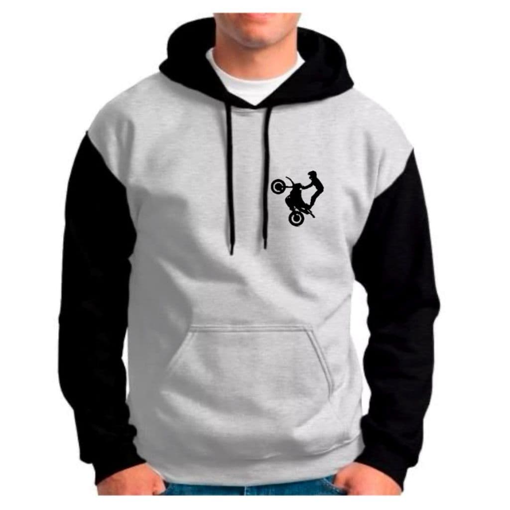 Moletom Masculino Blusa Grau Wheeling Envio Rápido Oferta Promoção