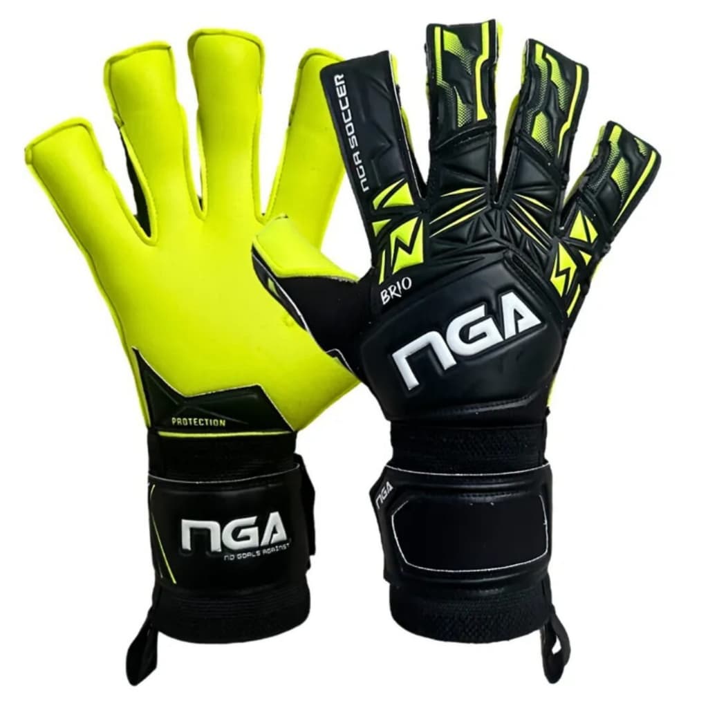 Luva De Goleiro Nga Soccer Brio Cores + Personalização Grátis