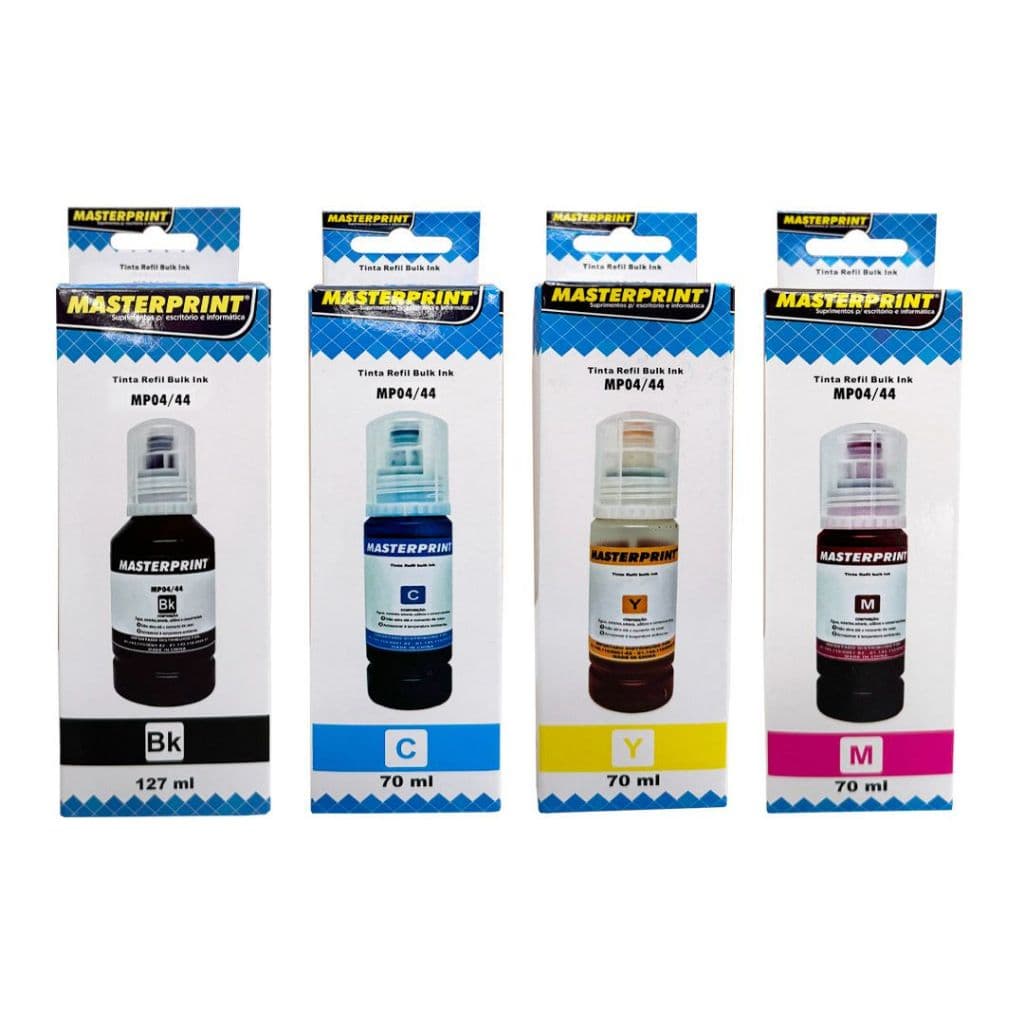 Tinta Compativel Para uso em L3150-L3250-L3110-L5190-L5290-L3210-L5590 L1250 L4160