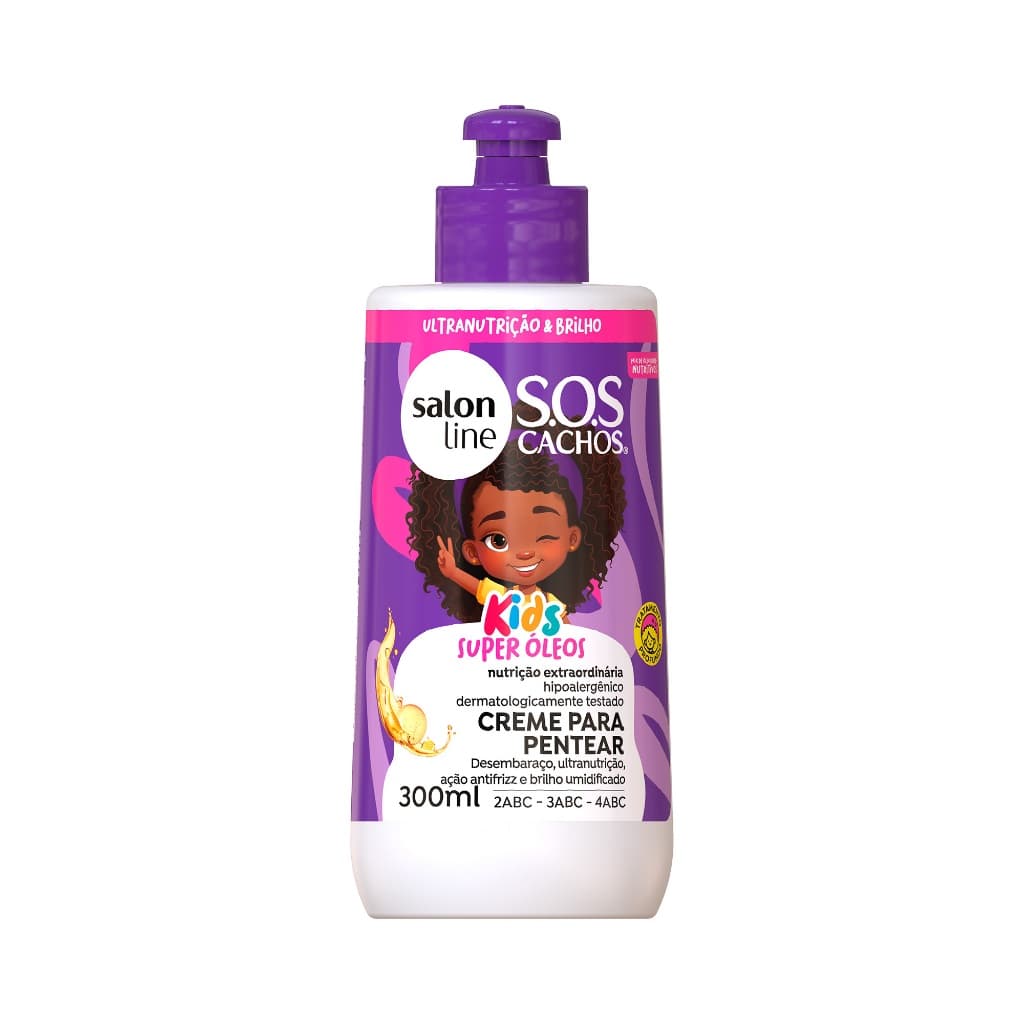 Creme Para Pentear SOS Cachos Kids Nutrição em Ação 300ml