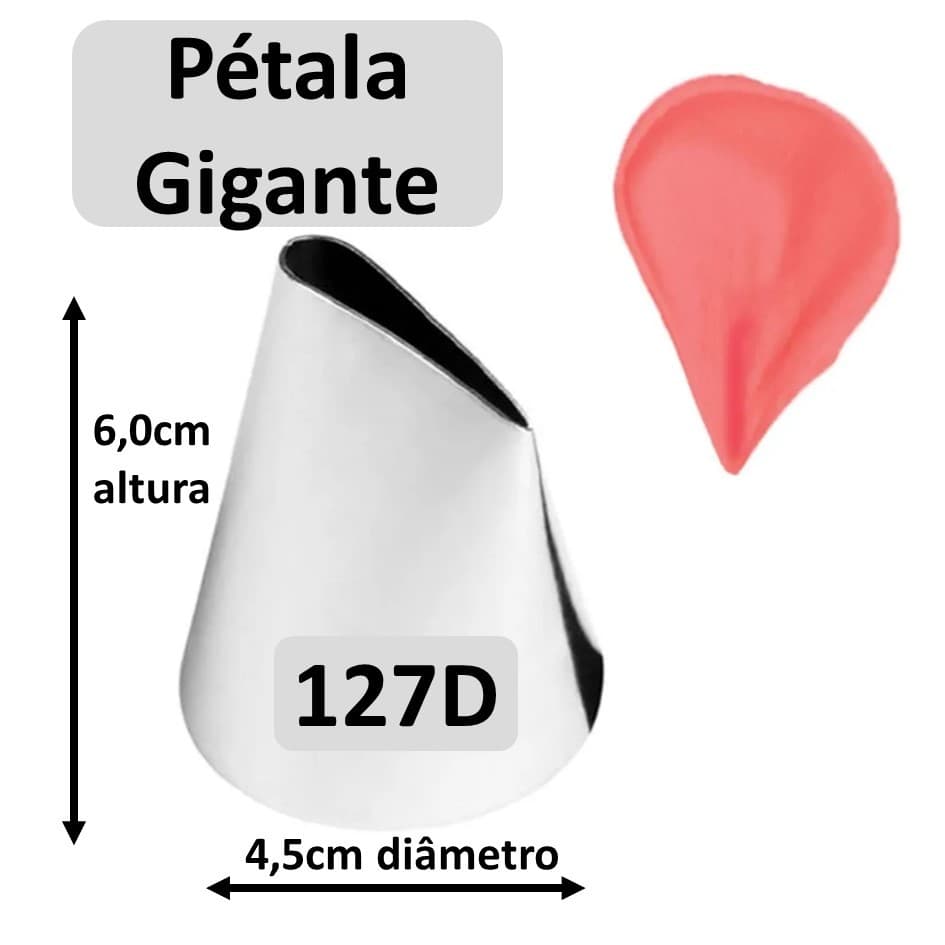 Bico Wilton 127D inox  - Pétala Gigante