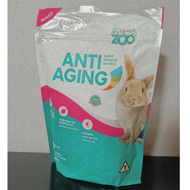 Ração Megazoo Coelhos Anti-Aging 500g