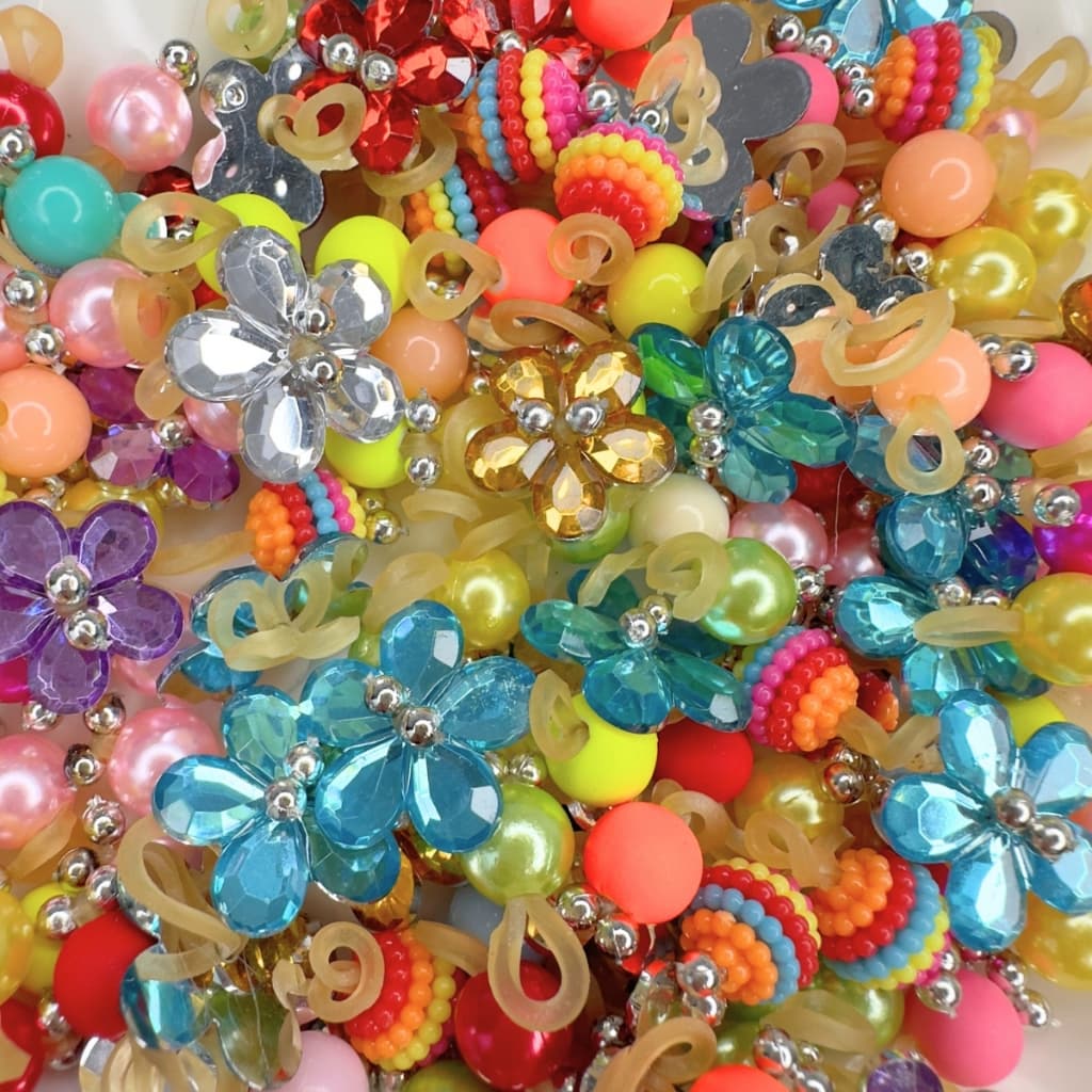 100 Amorinha Pet Ponto Luz Jóia Laços para Penteado Pet Shop Banho e Tosa Sortidas