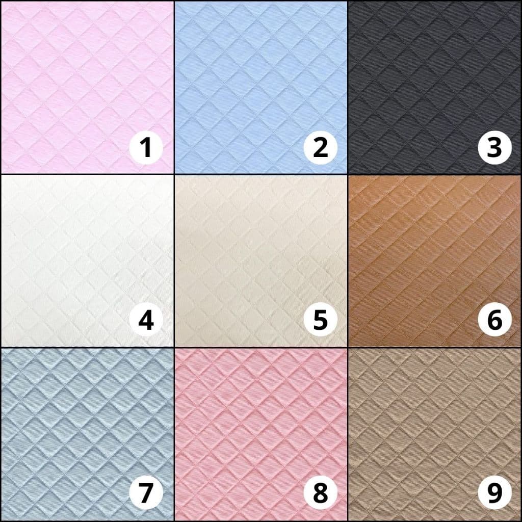 Tecido Corino Matelasse PVC Dijon Para Bolsas Mochilas Necessaires e Lembrancinhas  50cm x 140cm