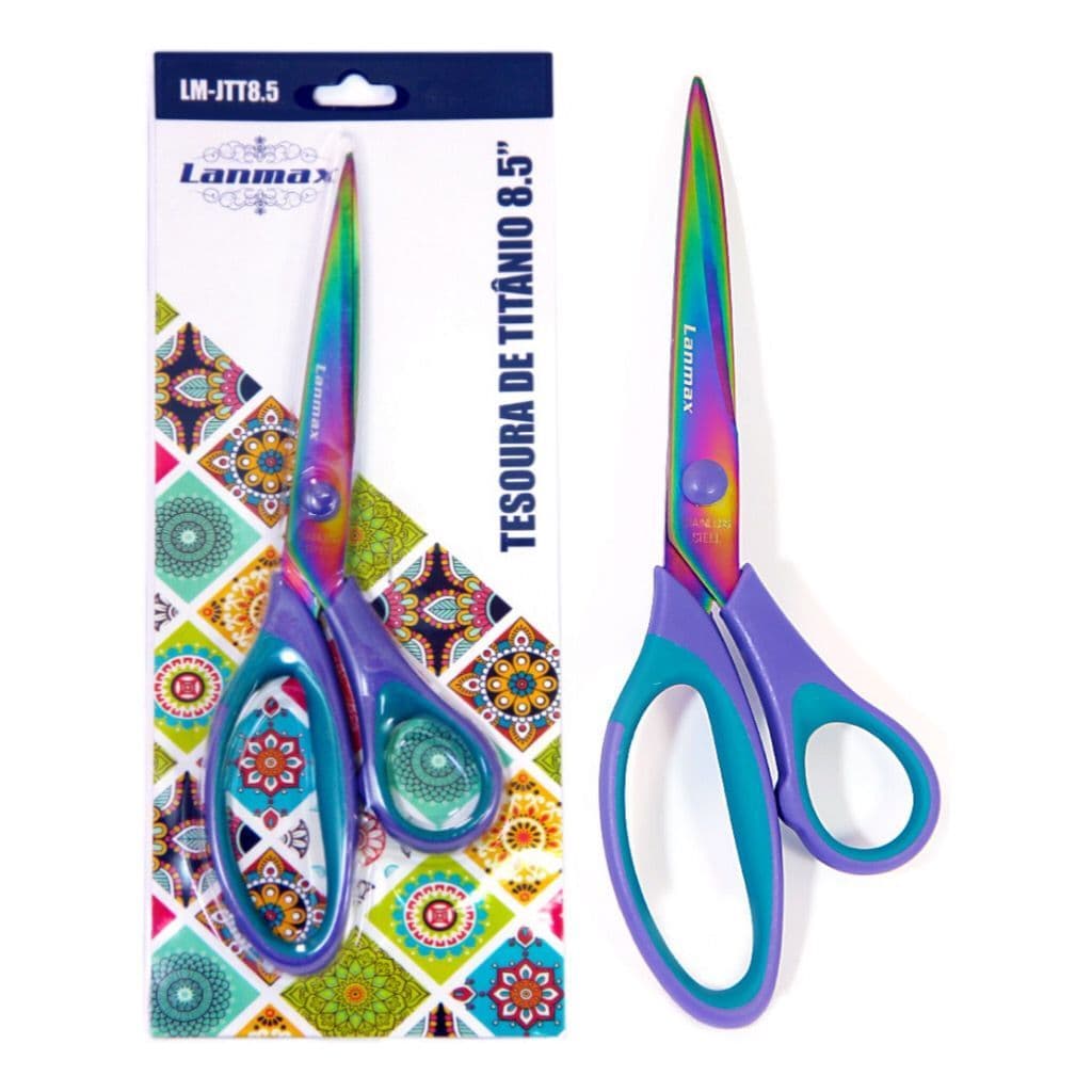 Tesoura Titânio Titanium 21,5 CM Costura e Uso Geral