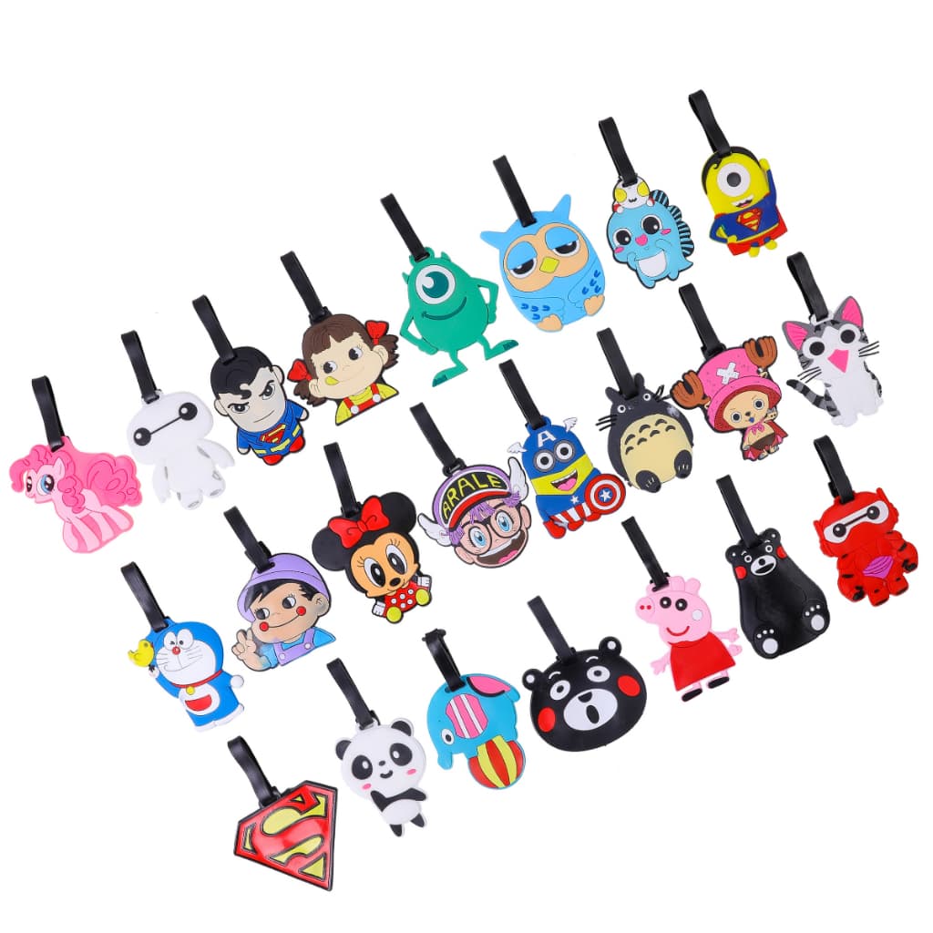 Etiqueta Para Bagagem Mala Viagem Tag Personagens