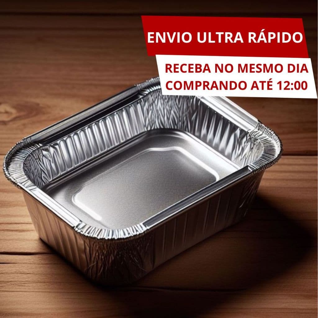 Marmitinha 100 Unidades Descartável Tampa Plástica 250ml Embalagem Almoço Marmitex