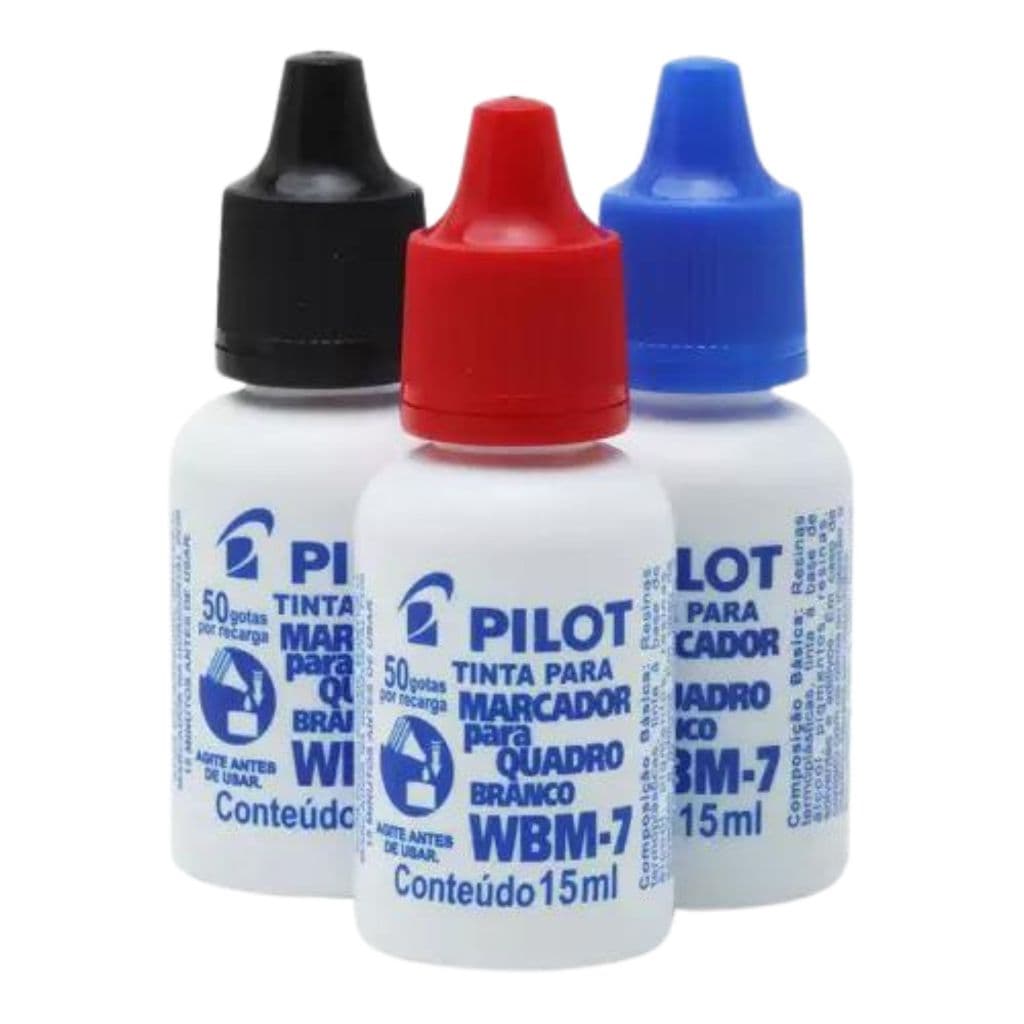 Tinta para Pincel ou Marcador de Quadro Branco WBM-7 - Pilot