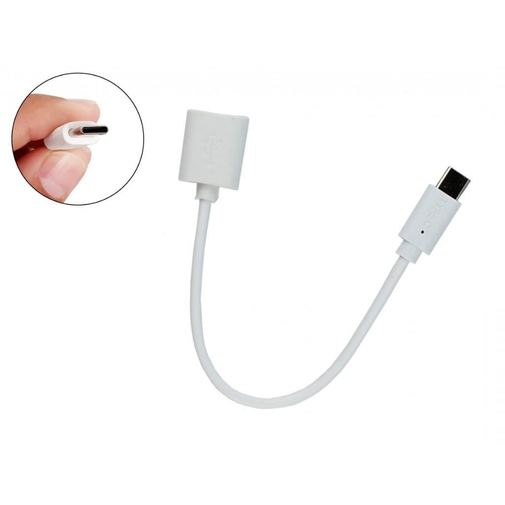 Adaptador de Cabo Tipo USB C Para USB A Padrão OTG Type C Para Celulares