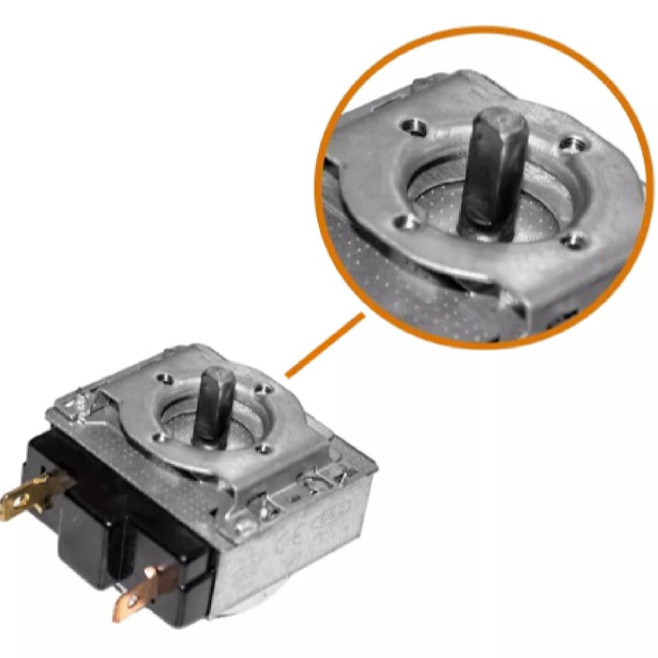 Timer para forno - 90 minutos eixo curto 1/2 lua