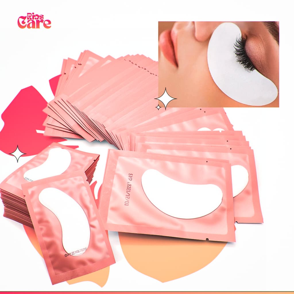 200 Unidades Pad Gel (100 Pares) Protetor de Pálpebras Alongamento Cílios Extensão Patch Pad Gel