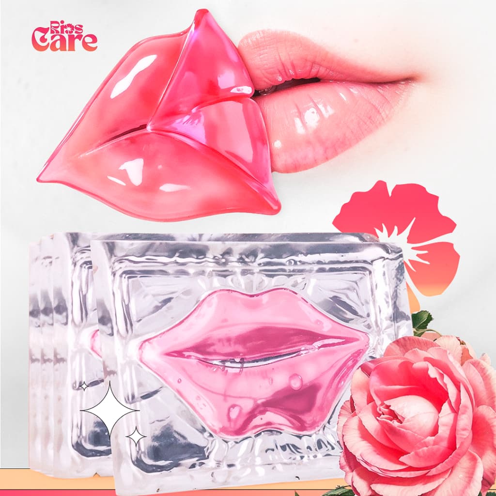 10 Máscaras Labial DADIVA De Mel de colágeno com cristal hidratante para lábios