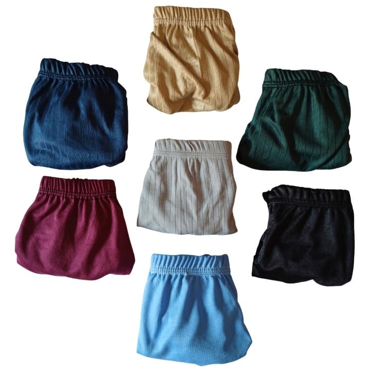 Kit 10 Cuecas Slip Adulto Masculina Lisa