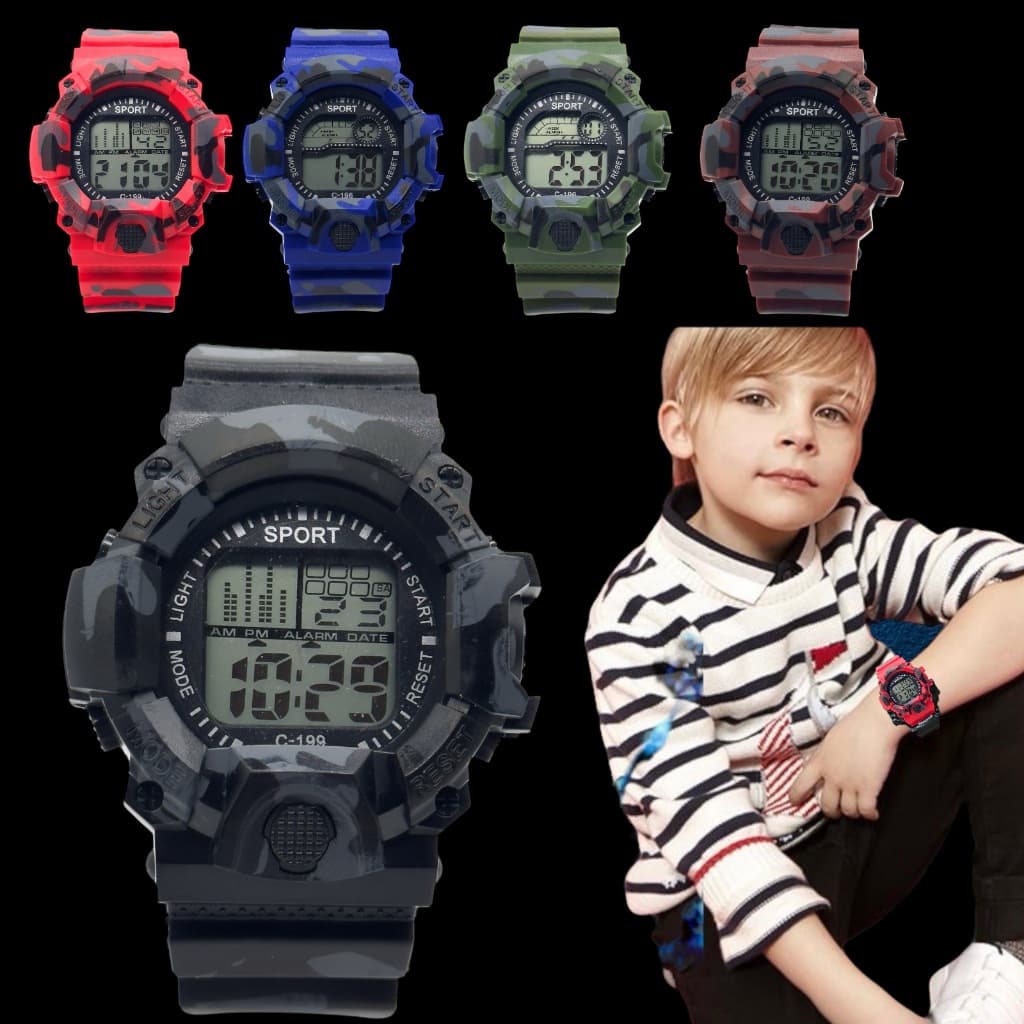 Relógio Digital Infantil Masculino Feminino Qualidade Premium