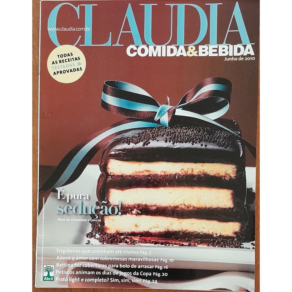 Revista Claudia Cozinha Nº 585 Junho/2010