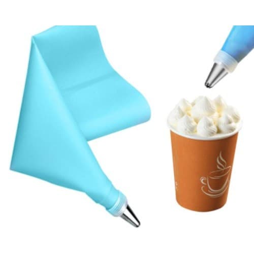 24 PÇS Conjunto de Saco de Confeiteira de Silicone com Bico para Decoração com Creme / Confeitaria / Açúcar