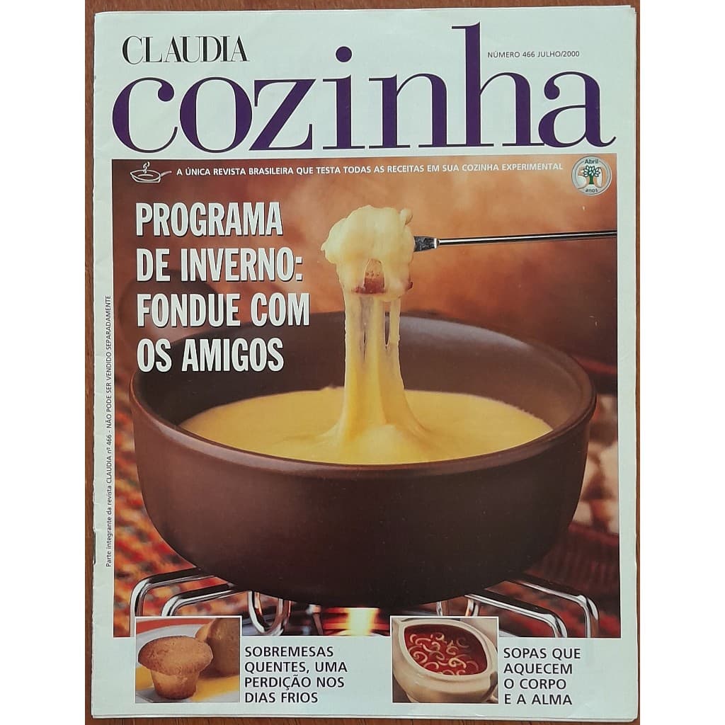 Revista Claudia Cozinha Nº 466 Julho/2000