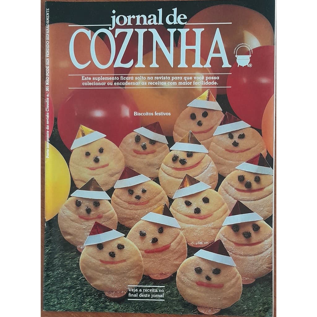 Revista Jornal de Cozinha Claudia Nº 301 Outubro/1986