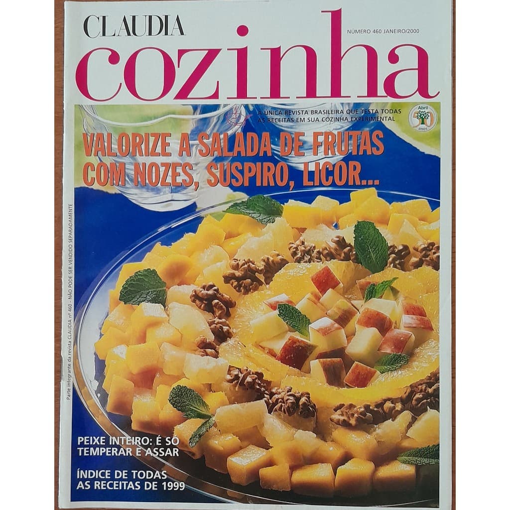 Revista Claudia Cozinha Nº 460 Janeiro/2000